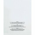 Officespace 15 x 18 in. 2 Mil Flat Suffocation Warning Poly Bags - Clear - 15in. W x 18in. L OF3354137